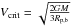 \hbox{$V_\text{crit} = \sqrt{\frac{2GM}{3R_\text{p,b}}}$}