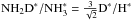 Mathematical equation: \hbox{$\dammo^*/\ammo^* = \frac{3}{\sqrt{2}} {\rm D^*/H^*}$}