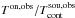 Mathematical equation: \hbox{$T^\mathrm{on,obs}/T_\mathrm{cont}^\mathrm{sou,obs}$}