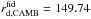 Mathematical equation: \hbox{$r_{{\rm d},\rm CAMB}^{\rm fid} = 149.74$}