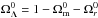 Mathematical equation: \hbox{$\Omega_\Lambda^0=1-\Omega_{\rm m}^0-\Omega_r^0$}