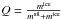 Mathematical equation: \hbox{$Q=\frac{m^\mathrm{ice}}{m^\mathrm{sil}+m^\mathrm{ice}}$}