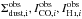 Mathematical equation: \hbox{$\Sdusti^{\rm obs}, \icoi^{\rm obs}, \ihii^{\rm obs}$}