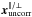 Mathematical equation: \hbox{$\vec{x}_{\rm uncorr}^{\parallel/\perp}$}