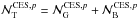 Mathematical equation: \hbox{$\N{\mathrm{T}}^{{\rm CES},p} = \N{\mathrm{G}}^{{\rm CES},p} + \N{\mathrm{B}}^{{\rm CES},p}$}