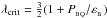 Mathematical equation: \hbox{$\lambda_{\rm crit}=\frac{3}{2}(1+P_{_{\rm BQ}}/\varepsilon_{_{\rm B}})$}