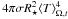 Mathematical equation: \hbox{$\,4\pi\sigma R_\star^2 \langle T \rangle_{\Omega,t}^4$}
