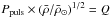 Mathematical equation: \hbox{$P_\mathrm{puls}\times(\bar{\rho}/\bar{\rho}_\odot)^{1/2} = Q$}