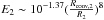 Mathematical equation: \hbox{$E_{2} \sim 10^{-1.37}(\frac{R_{\rm conv,2}}{R_{2}})^{8}$}