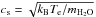 Mathematical equation: \hbox{$c_\mathrm{s}=\sqrt{k_\mathrm{B}T_\mathrm{e}/m_\mathrm{H_{2}O}}$}