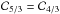 Mathematical equation: \hbox{${\cal C}_{5/3}={\cal C}_{4/3}$}