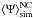 Mathematical equation: \hbox{$\langle\Psi\rangle_{\rm sim}^{\rm NC}$}
