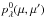 Mathematical equation: \hbox{$p_\lambda^0(\mu,\mu')$}