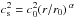 Mathematical equation: \hbox{$c_{\rm s}^2 = c_0^2 (r/r_0)^{\,\alpha}$}