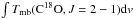 Mathematical equation: \hbox{$\int T_{\rm mb} ({\rm C^{18}O}, J=2-1){\rm d}v$}