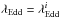 Mathematical equation: \hbox{$\lambda_{\rm Edd} = \lambda_{\rm Edd}^i$}