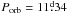 Mathematical equation: \hbox{$\Porb=11\fd34$}