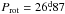 Mathematical equation: \hbox{$\Prot=26\fd87$}
