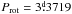 Mathematical equation: \hbox{$\Prot=3\fd3719$}