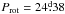 Mathematical equation: \hbox{$\Prot=24\fd38$}