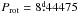 Mathematical equation: \hbox{$\Prot=8\fd44475$}
