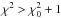 Mathematical equation: \hbox{$\chi^2>\chi^2_0+1$}