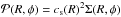 Mathematical equation: \hbox{${\cal P}(R,\phi)=c_\mathrm{s}(R)^2\Sigma(R,\phi)$}