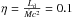 Mathematical equation: \hbox{$\eta=\frac{L_{\rm d}}{\dot{M}c^2}=0.1$}