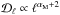 Mathematical equation: \hbox{${\cal D}_{\ell} \propto \ell^{\alpha_{\rm M} + 2 }$}