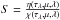 Mathematical equation: \hbox{$S=\frac{\eta(\tau_{\lambda},\mu,\lambda)}{\chi(\tau_{\lambda},\mu,\lambda)}$}