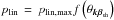 Mathematical equation: \hbox{$p_{\rm lin}\,=\,p_{\rm lin,max}f\left(\theta_{\boldsymbol{k} \boldsymbol{\beta}_{\rm sh}}\right)$}