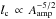 Mathematical equation: \hbox{$l_{\rm c}\,\propto\,A_{\rm amp}^{-5/2}$}