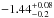 \hbox{$-1.44^{+0.08}_{-0.2}$}