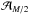 \hbox{$\mathcal{A}_{M/2}$}