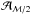 \hbox{$\mathcal{A}_{\mathcal{M}/2}$}