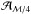 \hbox{$\mathcal{A}_{\mathcal{M}/4}$}