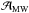 \hbox{$\mathcal{A}_{\rm MW} $}