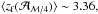 \hbox{$\langle z_{\rm f}(\mathcal{A}_{\mathcal{M}/4})\rangle \sim3.36,$}
