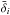 \hbox{$\bar\delta_i$}