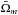 \hbox{$\bar\Omega_m$}