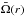 \hbox{$\bar \Omega(r)$}