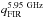 \hbox{$q_{{\rm FIR}}^{5.95~{\rm GHz}}$}