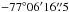 \hbox{$-77\degr06\arcmin16\farcs5$}