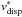 \hbox{$v_{\rm disp}^{*}$}