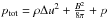 \hbox{$p_{\rm tot} = {\rho \Delta u^2} + \frac{B^2}{8\pi} + p$}