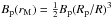 \hbox{$B_{\rm p}(r_{\rm M}) = \frac12 B_{\rm p} (R_{\rm p}/R)^3$}