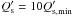 \hbox{$Q'_{\rm s}= 10 Q'_{\rm s, min}$}