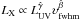 \hbox{$\Lx\propto\Lo^{\hat\gamma}\w^{\hat\beta}$}