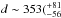 \hbox{$d\sim353(^{+81}_{-56}$}