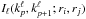 \hbox{$I_\ell(k^\ell_p,k^\ell_{p+1};r_i,r_j)$}